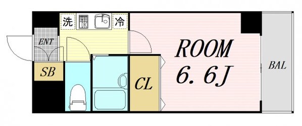 新大阪駅 徒歩7分 9階の物件間取画像